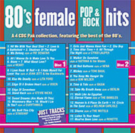 Female Pop & Rock Hits (4 Karaoke CDs) image number null