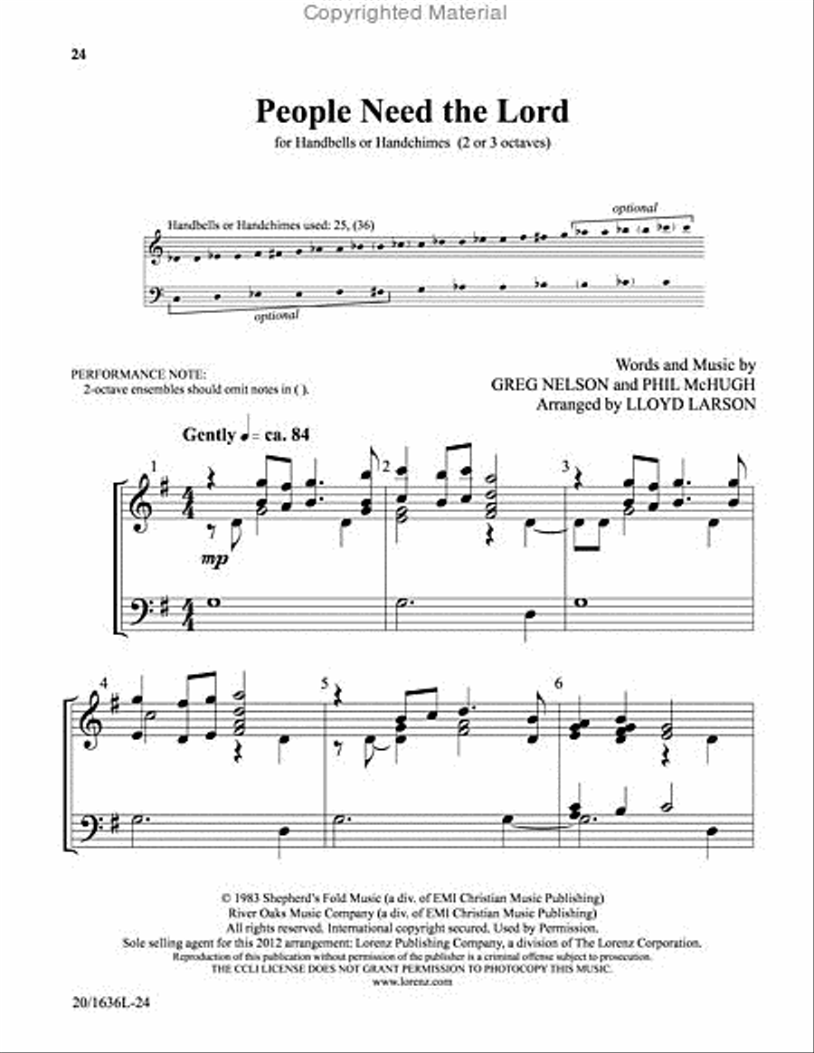 Ring Praise to the Lord! 3-Octaves scores gallery preview page 5