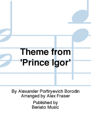 Book cover for Theme from 'Prince Igor'