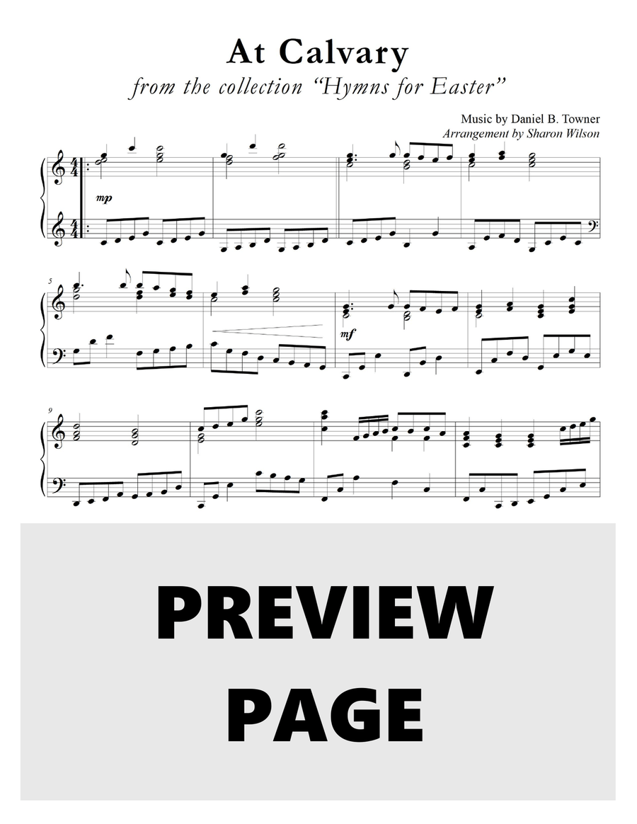 Hymns for Easter (A Collection of One-Page Hymns for Solo Piano) Piano Solo scores gallery preview page 5
