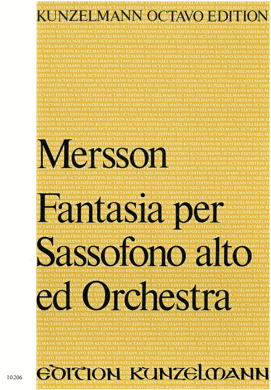 Fantasia for saxophone Orchestra scores gallery preview page 1