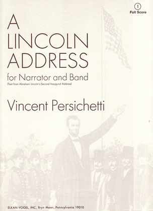 Book cover for A Lincoln Address