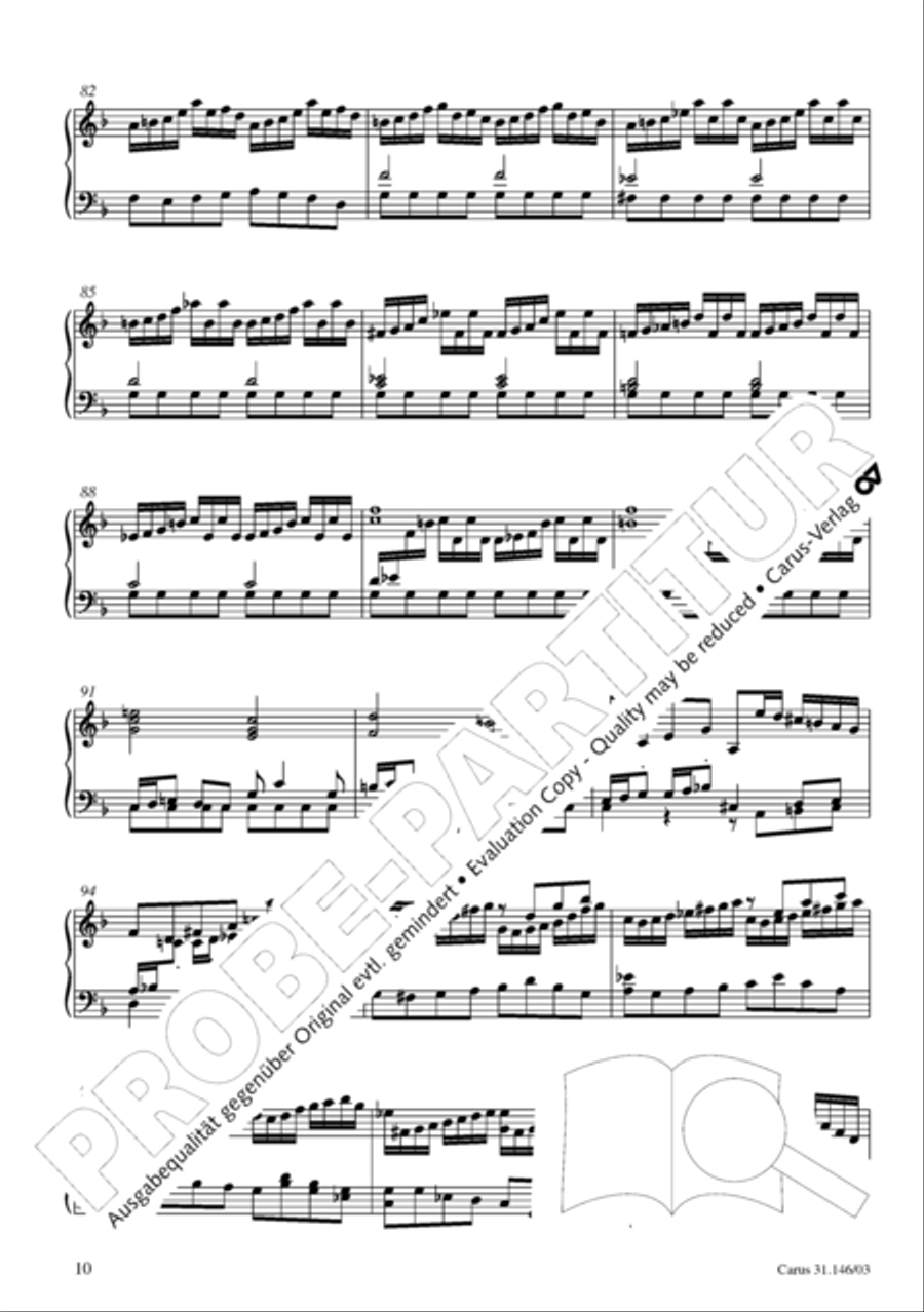 Through bitter tribulation we enter into God's kingdom (Wir mussen durch viel Trubsal in das Reich Gottes eingehen) 4-Part scores gallery preview page 11