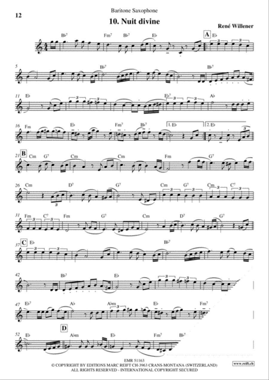 La Fete au Chalet Volume 4 Baritone Saxophone scores gallery preview page 12