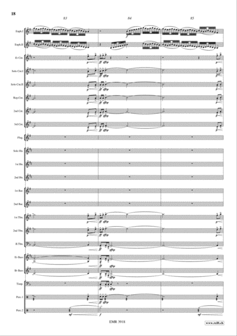 Celtic Folk Brass Band scores gallery preview page 18
