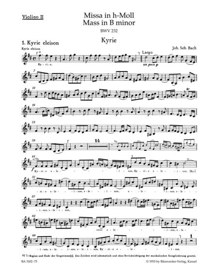 Mass in B minor, BWV 232