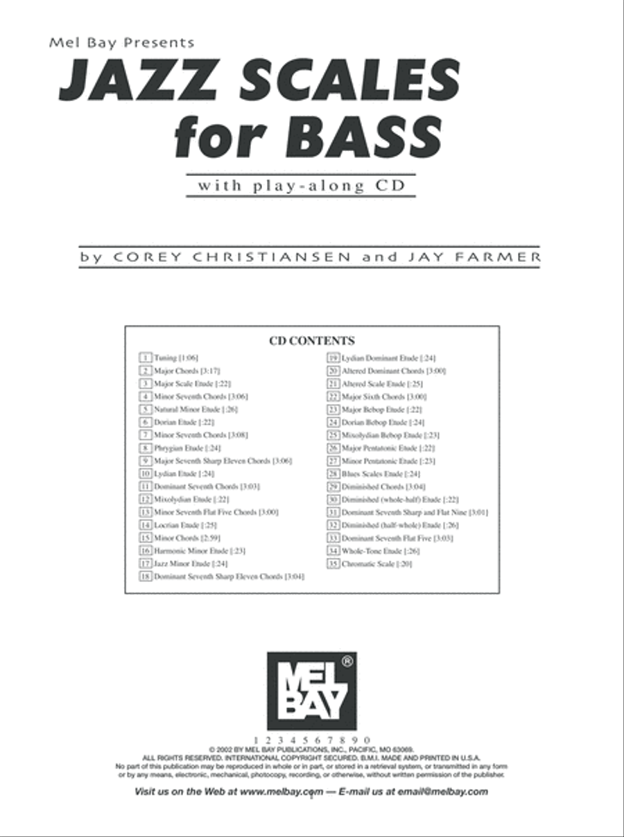 Jazz Scales for Bass image number null