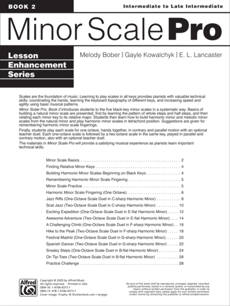 Minor Scale Pro, Book 2 Minor Scale Pro, Book 2 Piano Solo scores gallery preview page 2