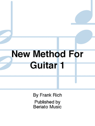 Book cover for New Method For Guitar 1