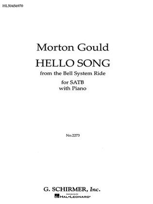Book cover for Hello Song Pno From The Bell System Ride