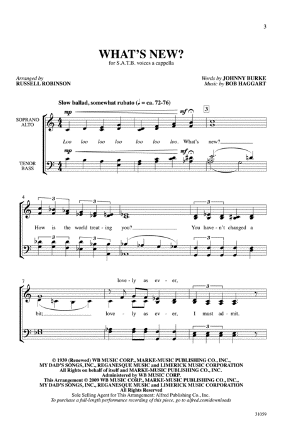 What's New? 4-Part scores gallery preview page 3