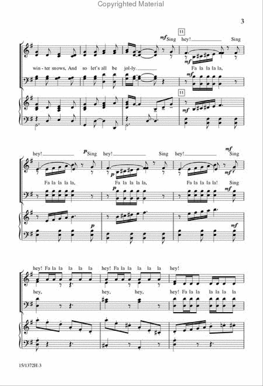 Sing Hey Sing Hey 4-Part scores gallery preview page 3