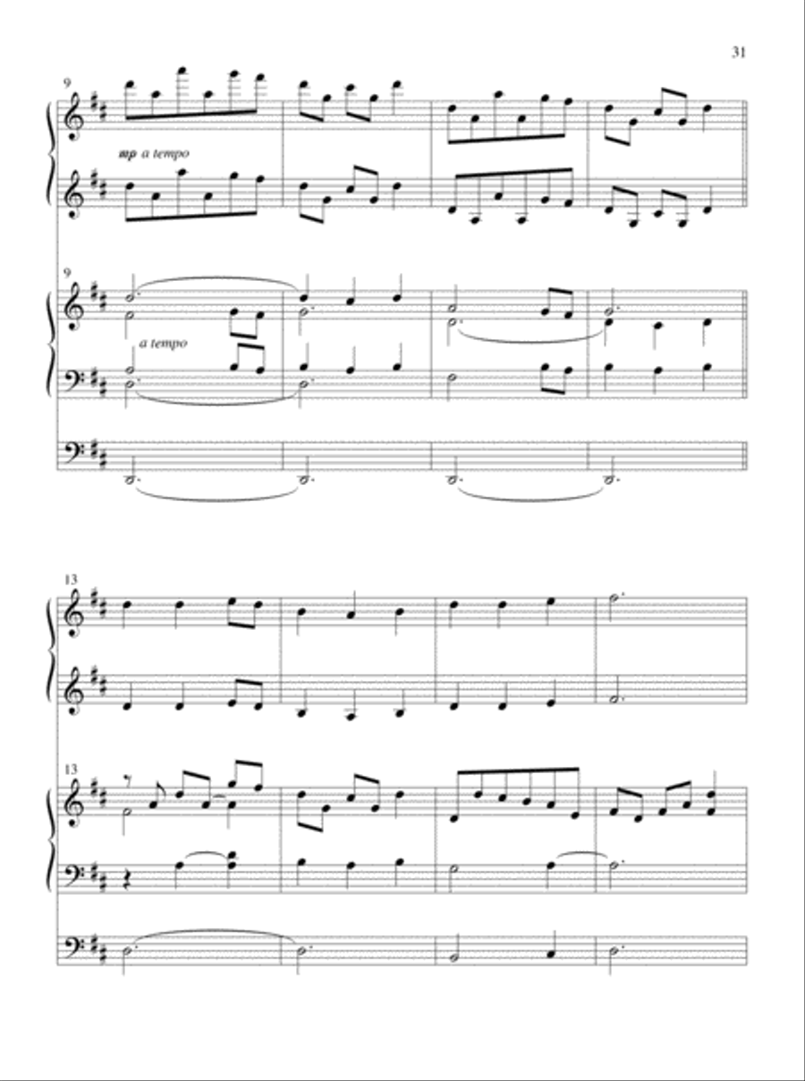 Glory and Honor, Praise and Adoration! Organ scores gallery preview page 16