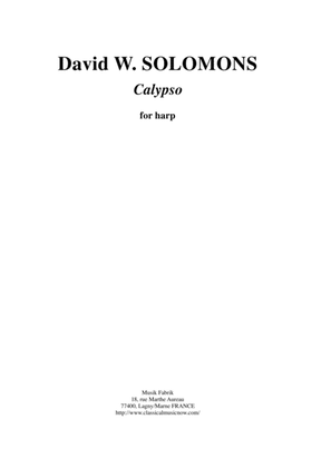 David Warin Solomons: Calypso for pedal harp