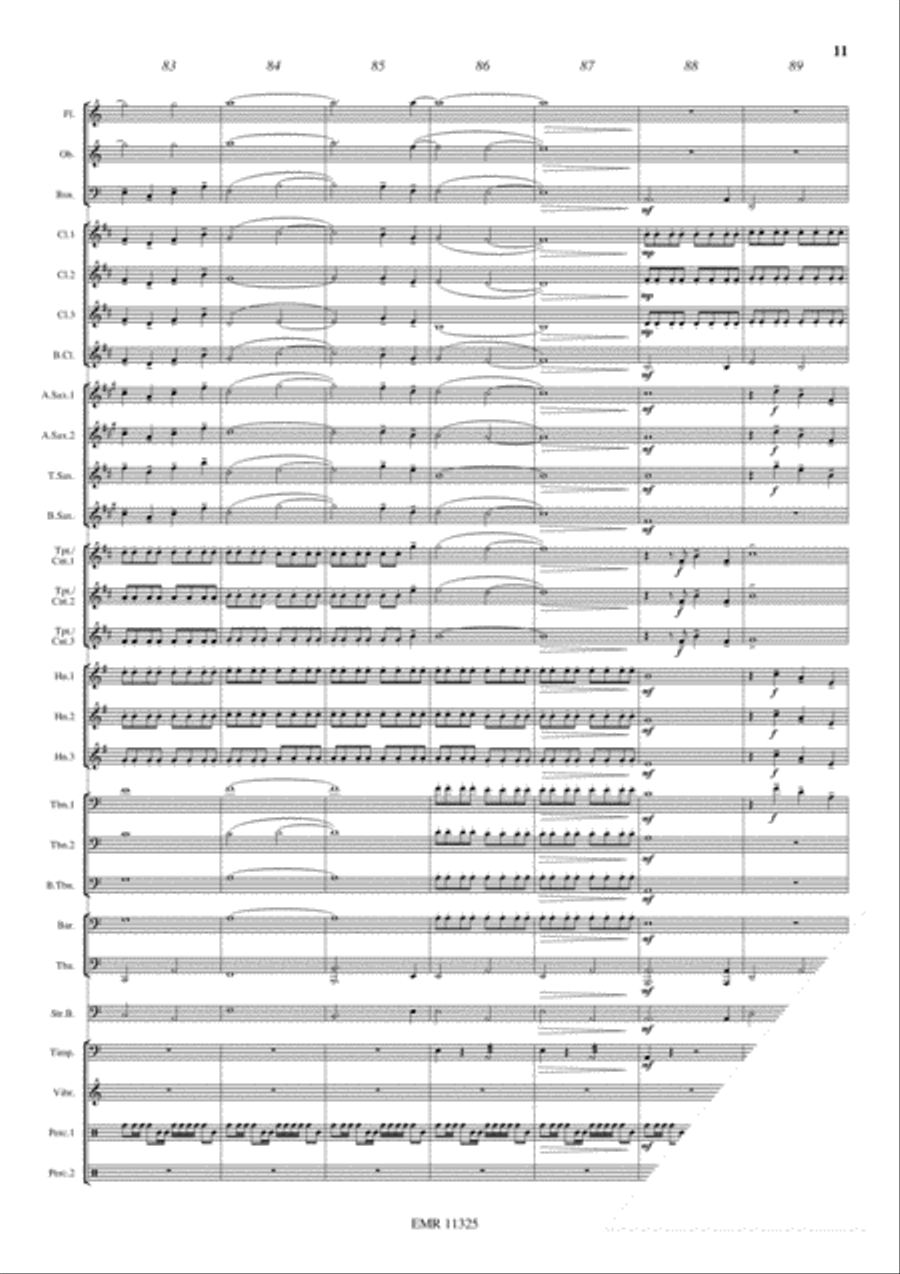 Arachnophobia Concert Band scores gallery preview page 12