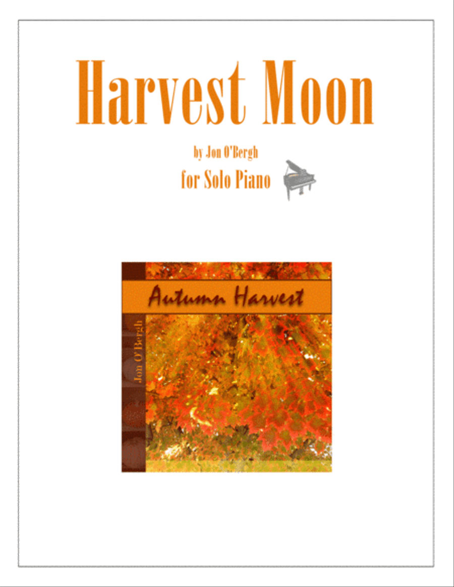 Harvest Moon - Easy Solo Piano Easy Piano scores gallery preview page 1