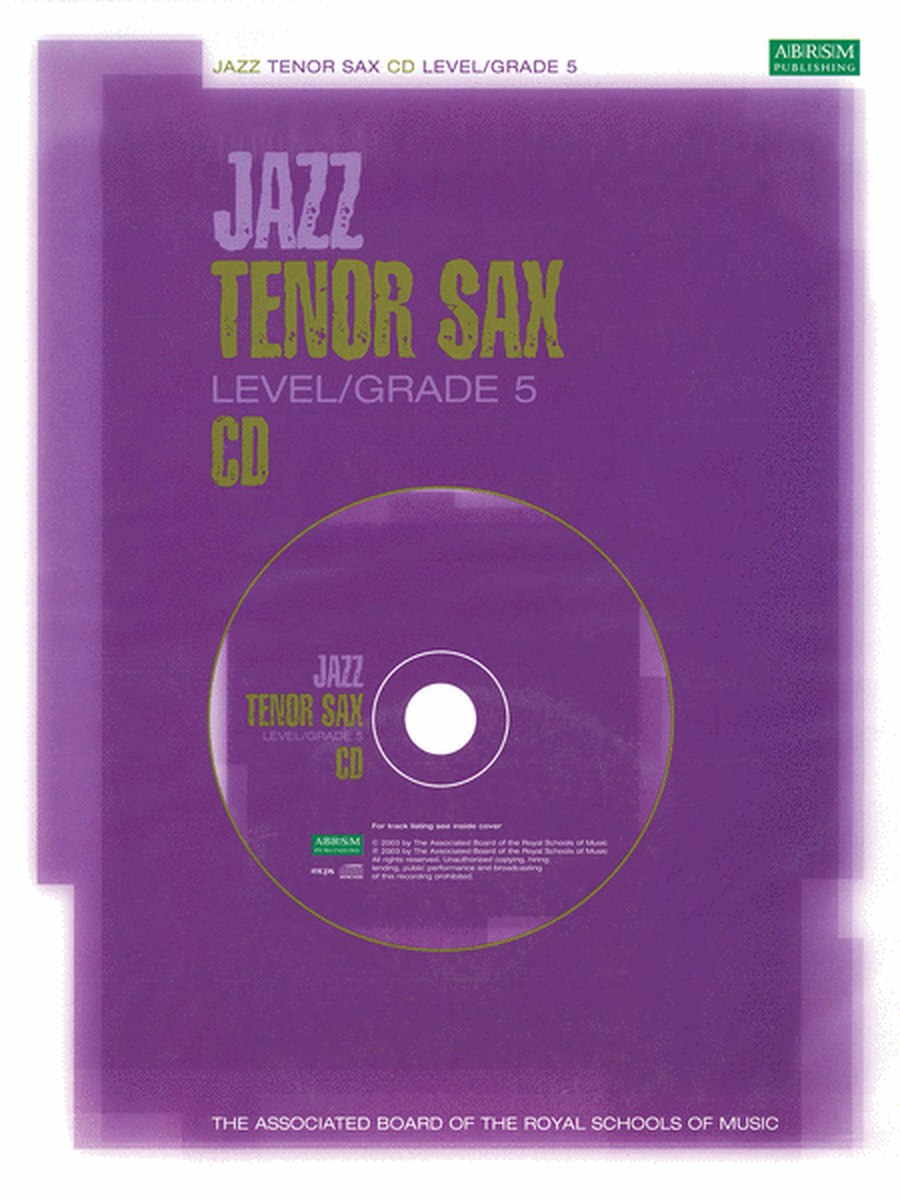 Jazz Tenor Sax CD