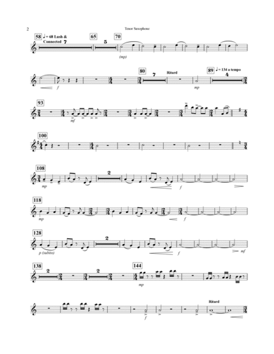 Concerto For Alto Saxophone And Wind Ensemble - Bb Tenor Saxophone