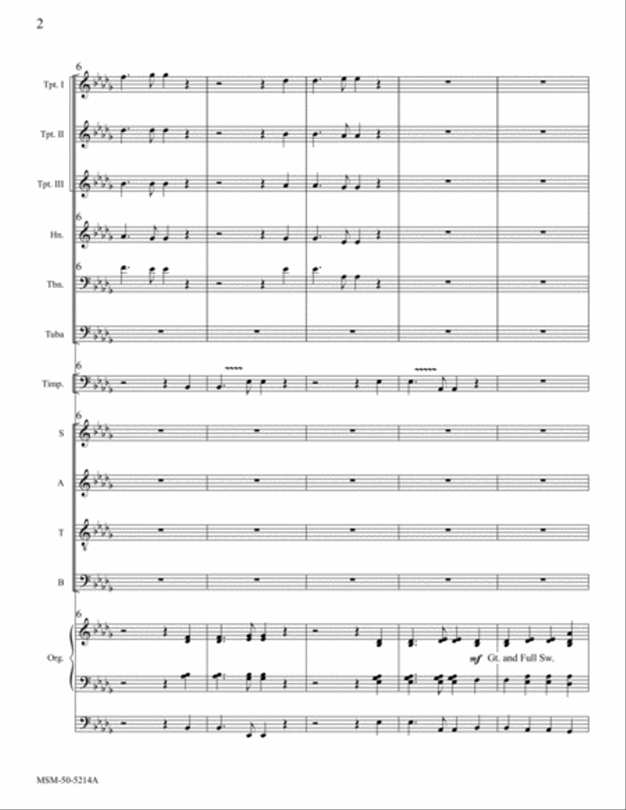 O How Glorious Is the Kingdom Choir scores gallery preview page 3