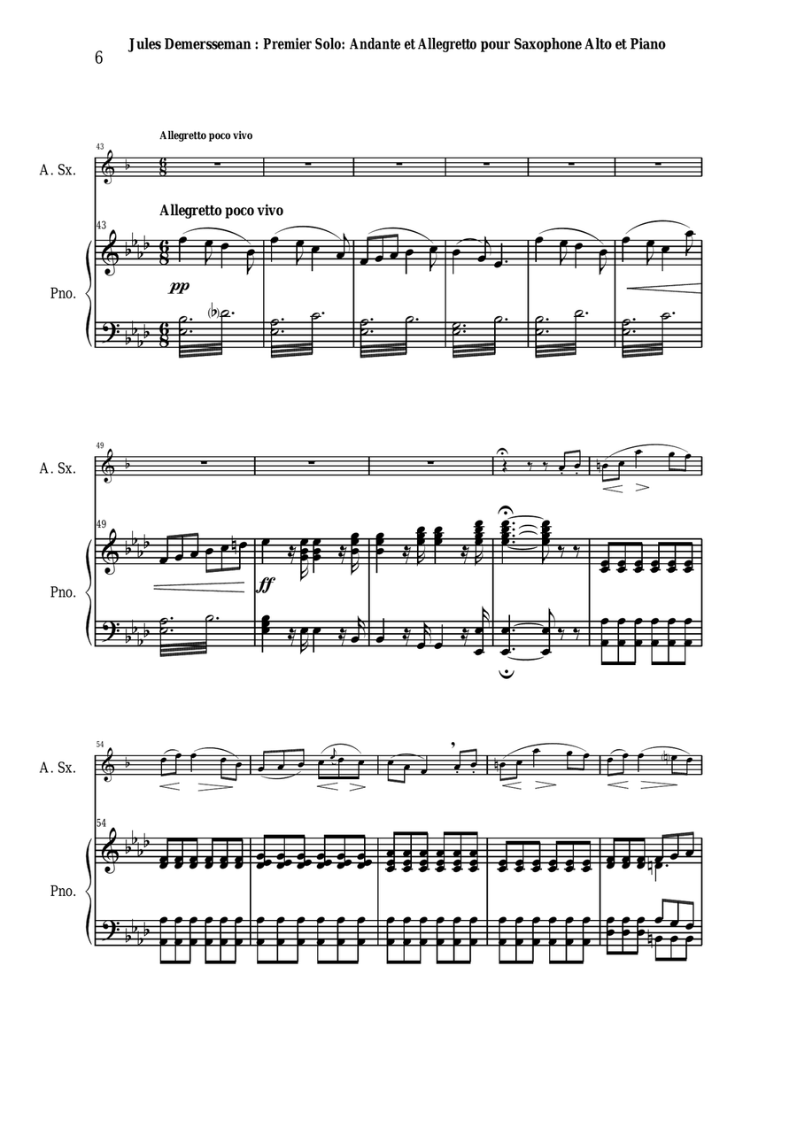 Demersseman saxophone online
