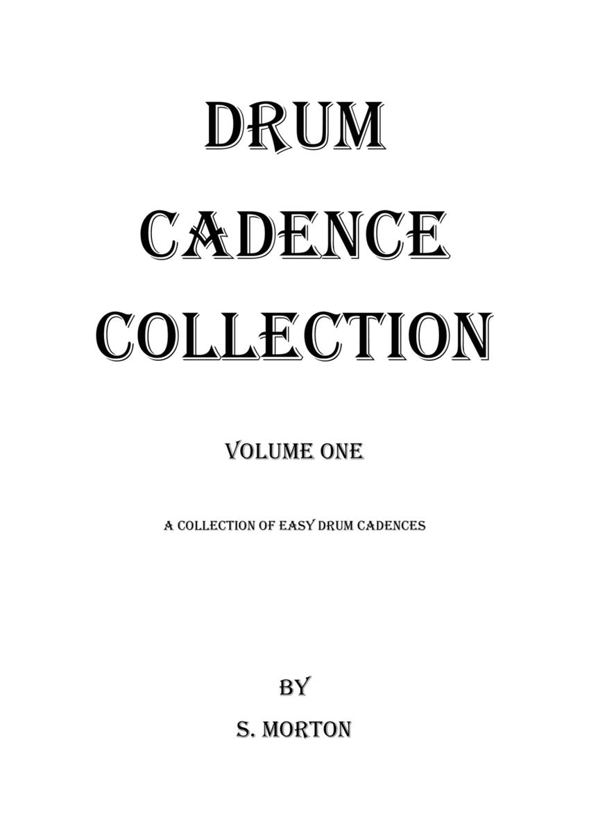 Drum Cadence Collection Volume One