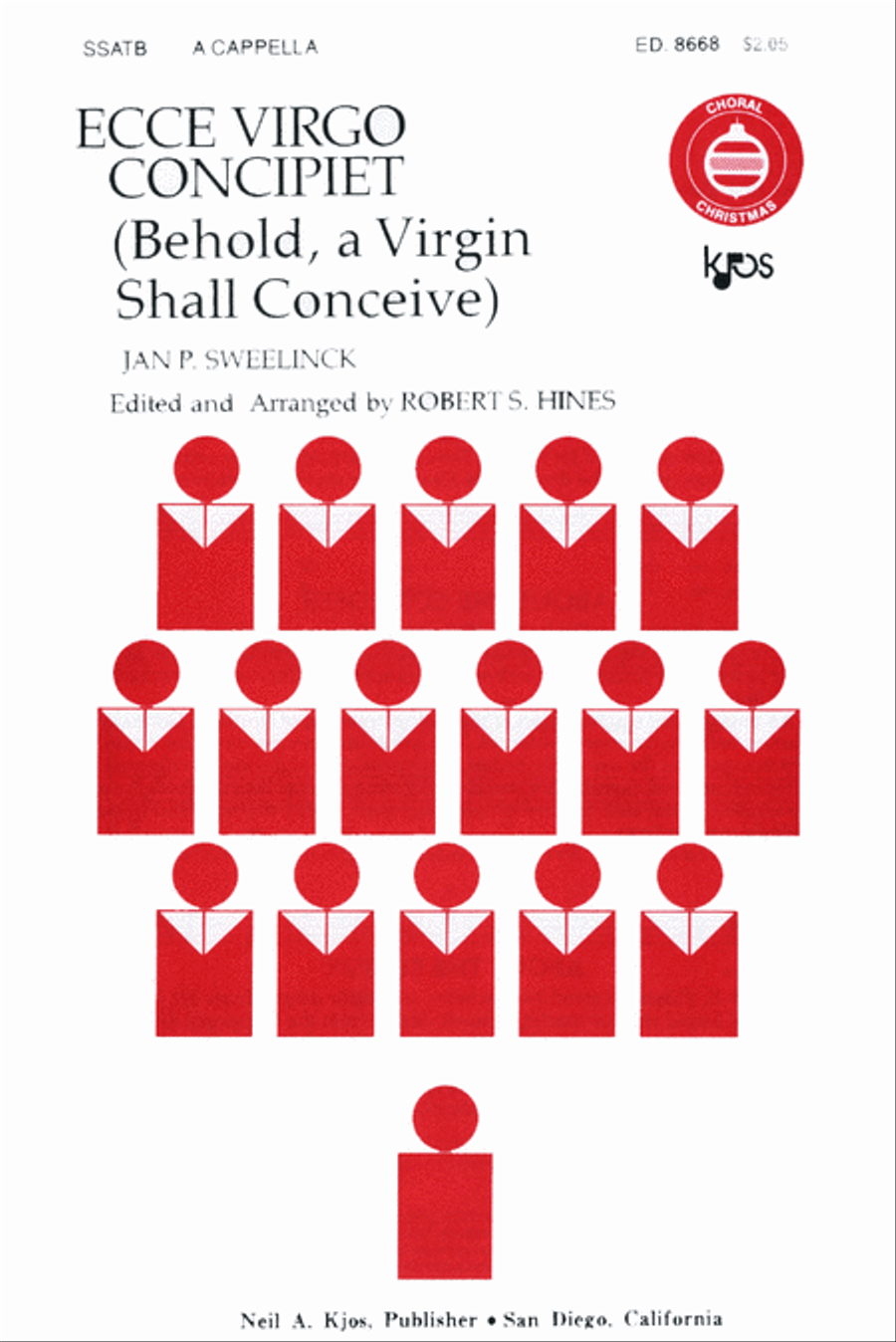Ecce Virgo Concipiet (Behold, A Virgin Shall Conceive) 4-Part scores gallery preview page 1