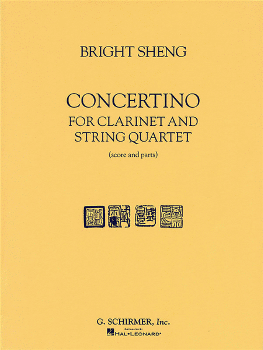 Concertino Concertino Clarinet scores gallery preview page 1