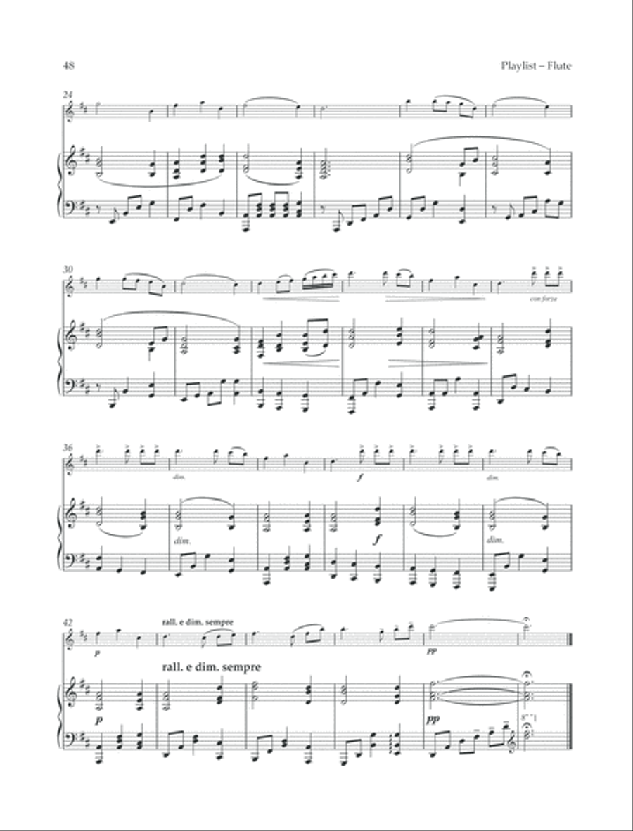Intermezzo Flute Solo scores gallery preview page 2