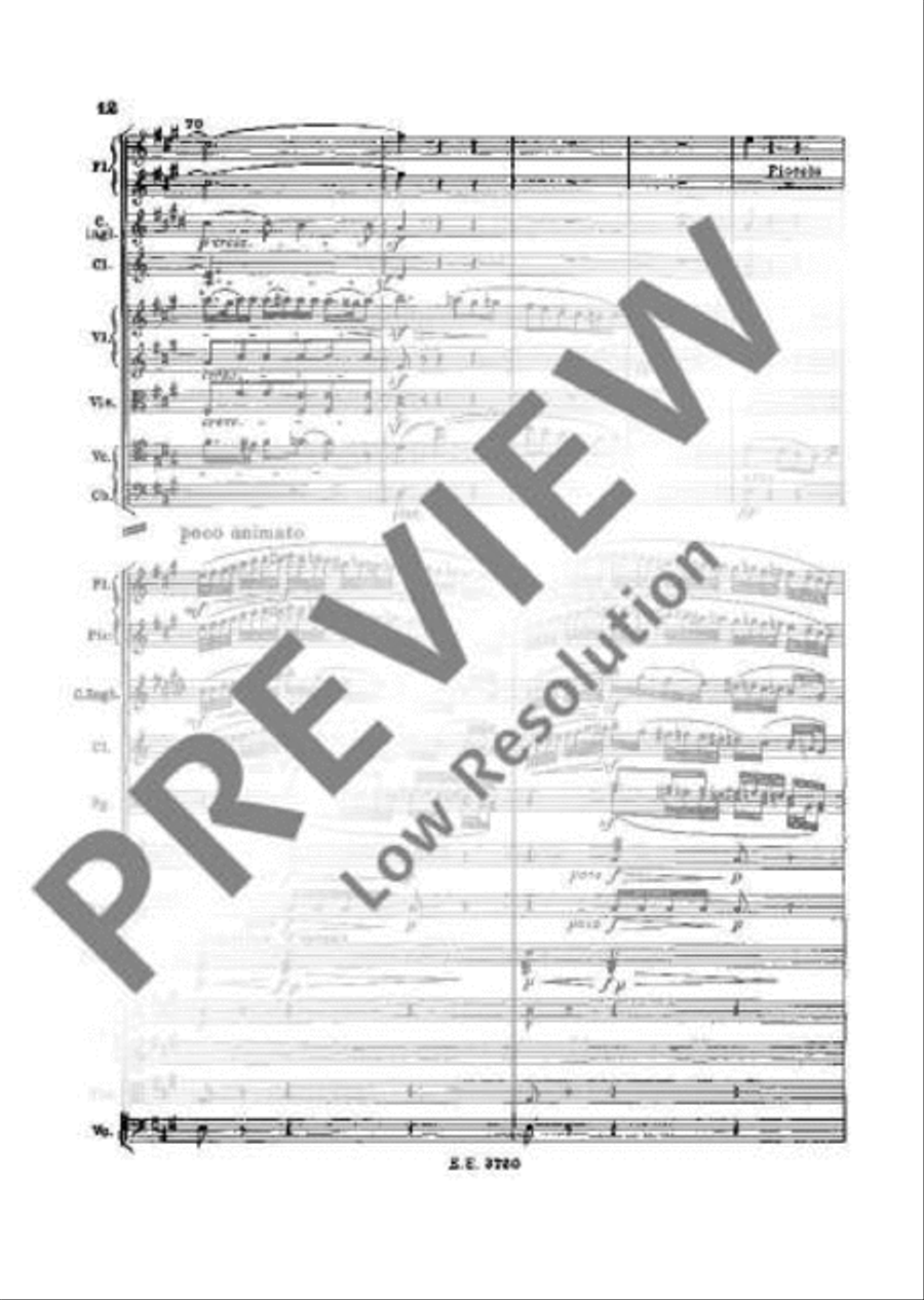 The Roman Carnival Orchestra scores gallery preview page 21