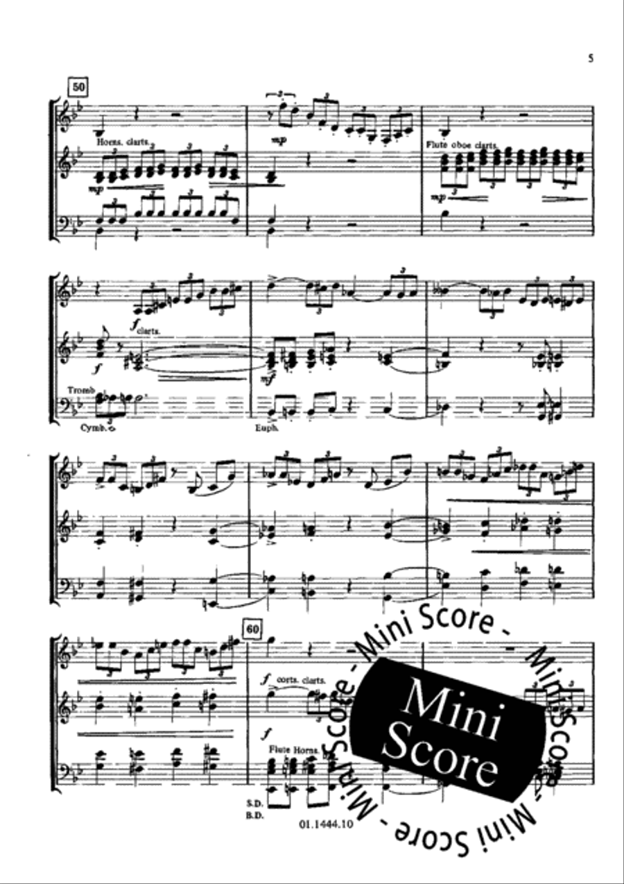 Concerto for Alto Saxophone and Band Concert Band scores gallery preview page 9