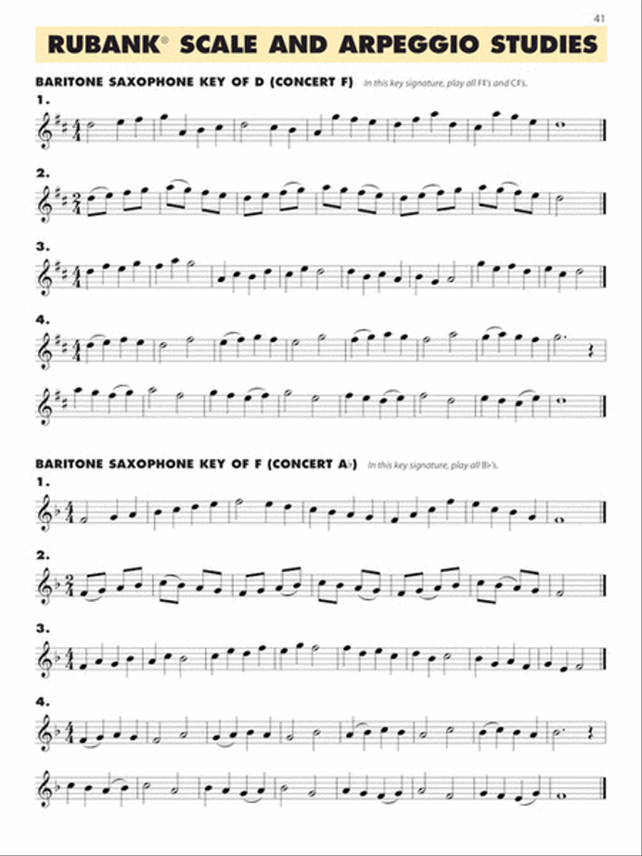 Essential Elements for Band – Eb Baritone Saxophone Book 1 with EEi Concert Band Methods scores gallery preview page 6