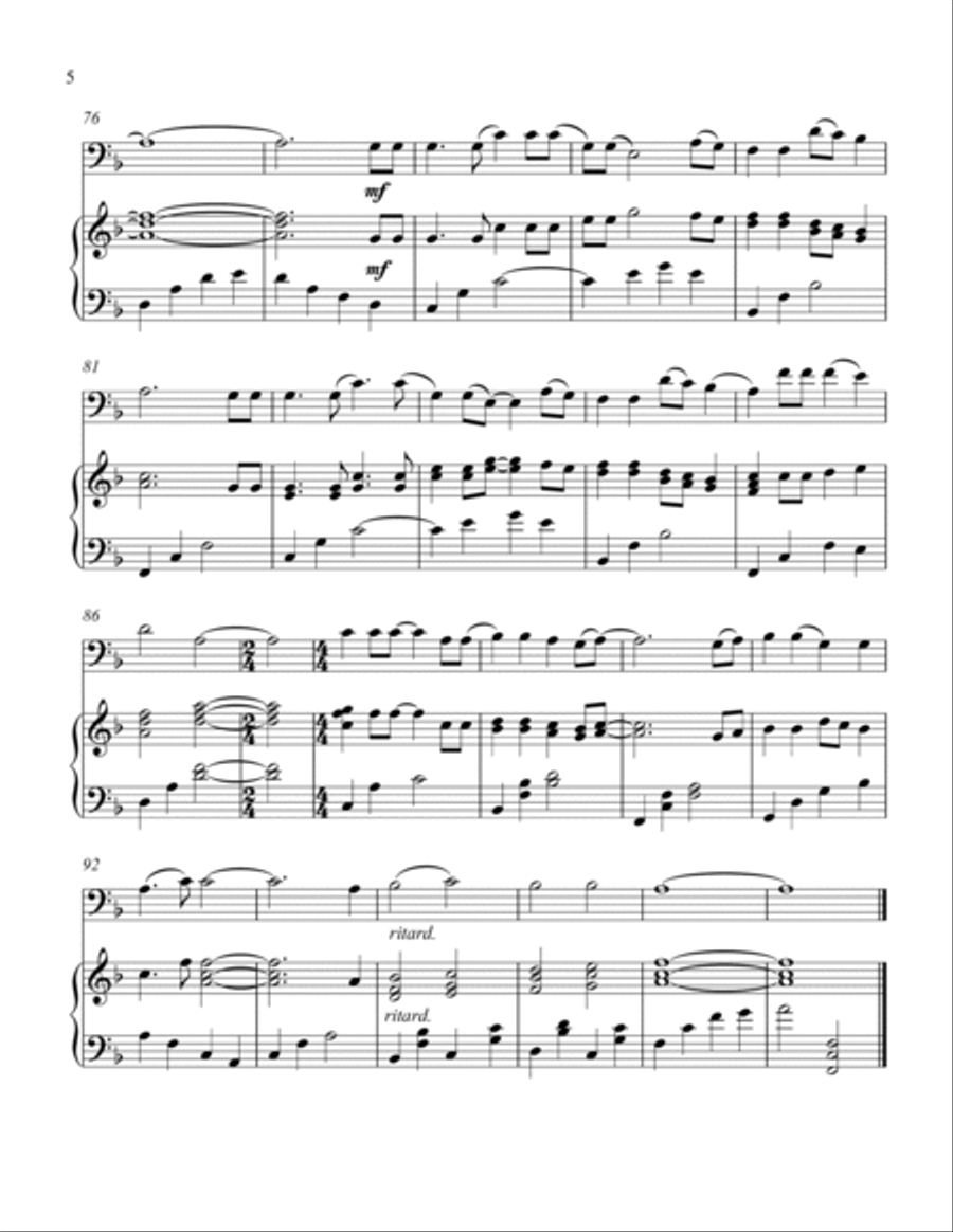 God Bless The U.S.A. Bassoon scores gallery preview page 6