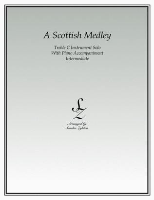 Book cover for A Scottish Medley (treble C instrument solo)