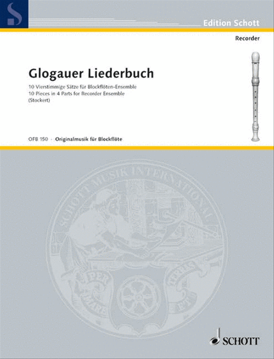 Glogauer Liederbuch Recorder scores gallery preview page 1
