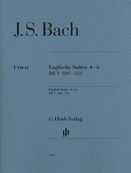 J.S. Bach: English Suites 4-6, BWV 809-811