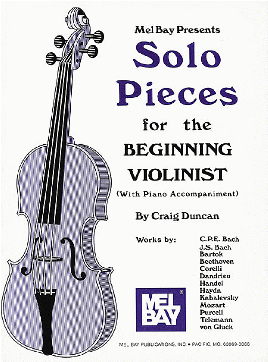 Solo Pieces for the Beginning Violinist Violin Solo scores gallery preview page 1