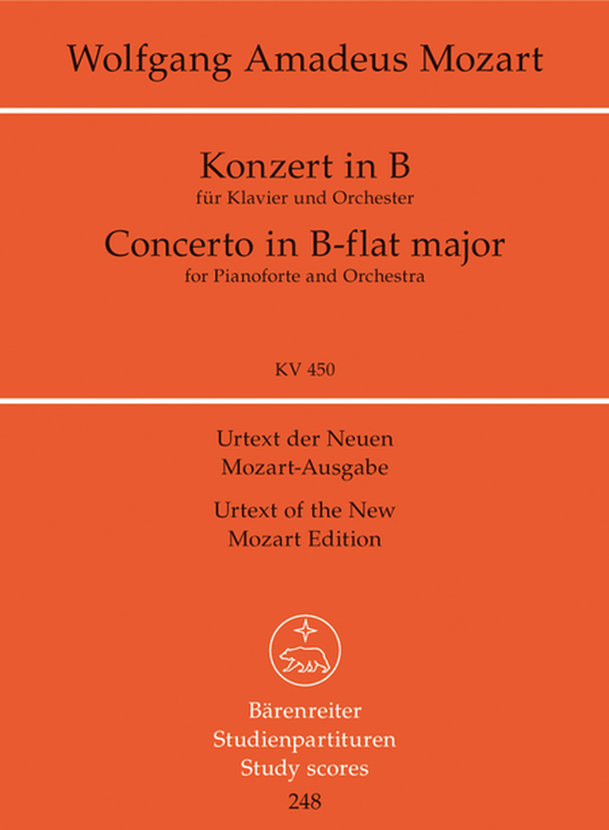 Piano Concerto B flat major, KV 450