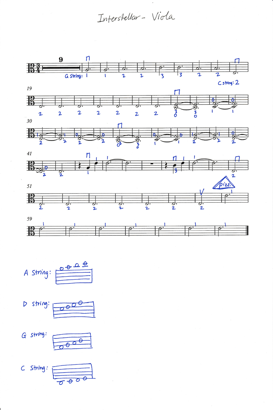 Interstellar Interstellar String Quartet scores gallery preview page 3