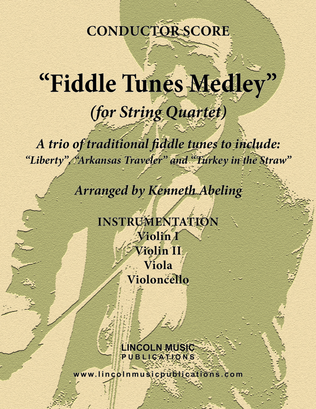 Book cover for Fiddle Tunes Medley (for String Quartet)