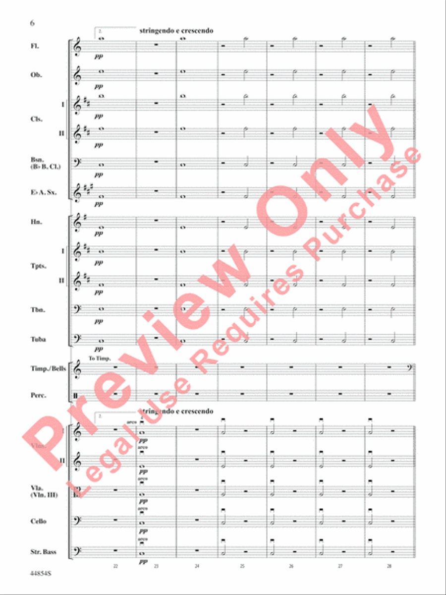 Romeo and Juliet Overture Full Orchestra scores gallery preview page 7