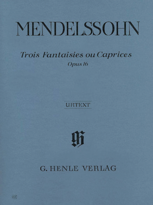 Book cover for 3 Fantasies ou Caprices Op. 16