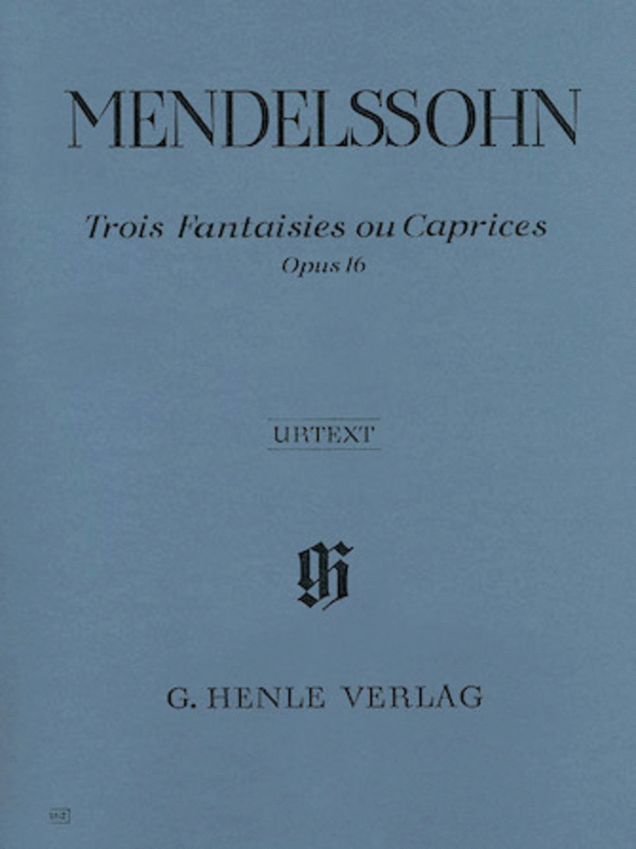 3 Fantasies ou Caprices Op. 16