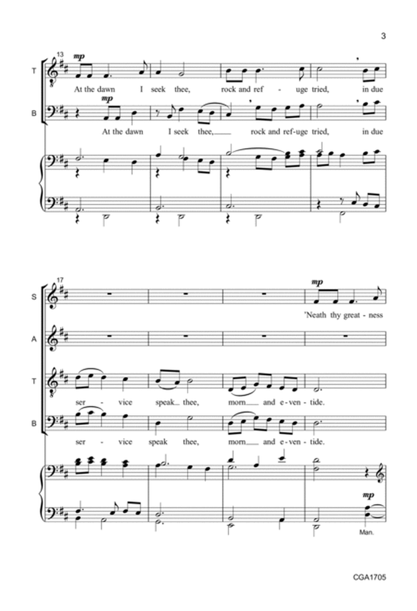Praise Thee Singing - SATB image number null