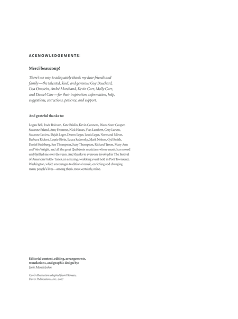 Traditional Songs from Quebec for English-Speakers Voice scores gallery preview page 3