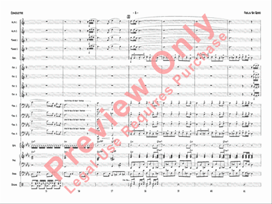 Feels So Good Jazz Ensemble scores gallery preview page 11