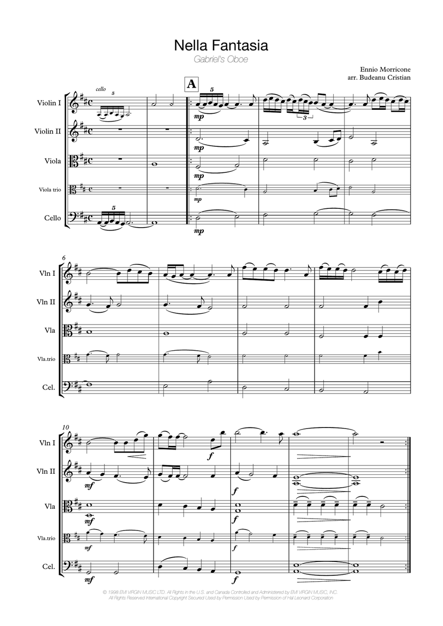 Nella Fantasia Small Ensemble scores gallery preview page 2