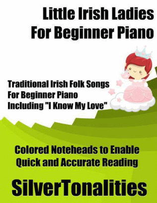 Book cover for Little Irish Ladies for Beginner Piano