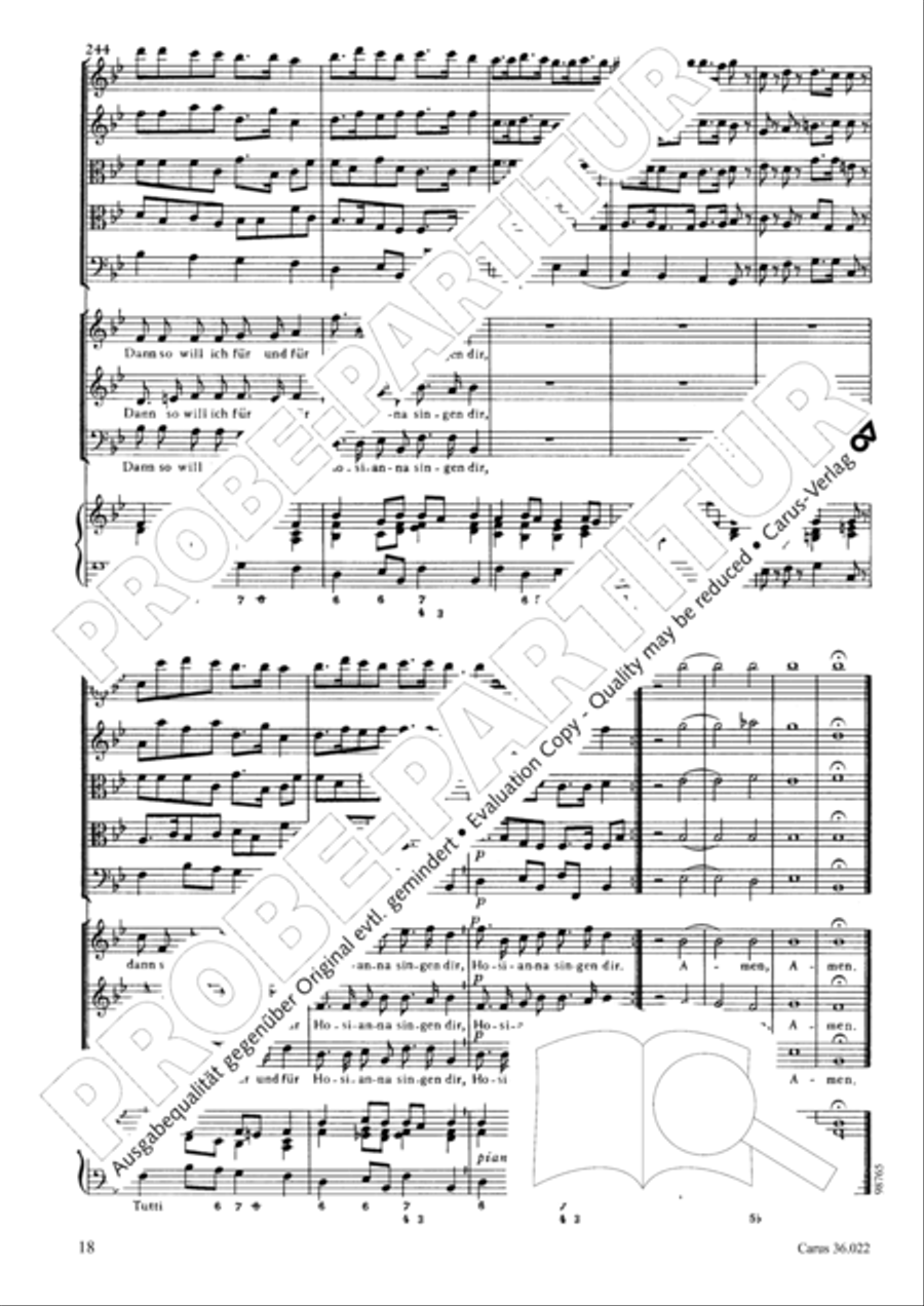 Kommst du, Licht der Heiden Choir scores gallery preview page 19