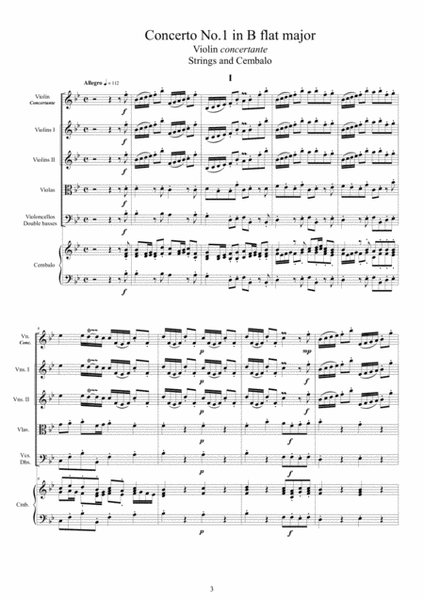 Albinoni- Four Violin Concertos Op.9 for Violin, Strings and Cembalo - Scores and Parts