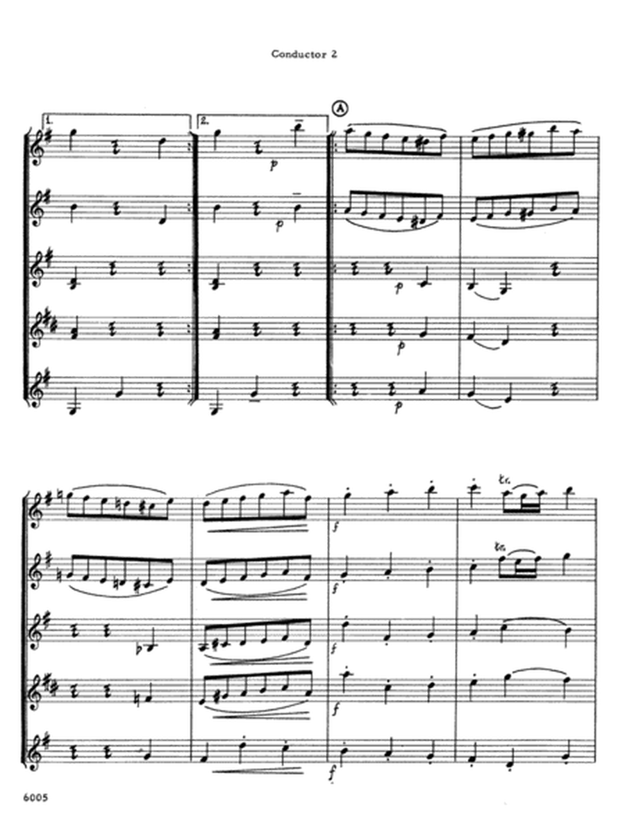 Eine Kleine Nachtmusik/Menuetto (Mvt. 3) - Full Score